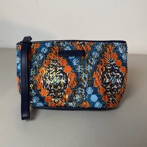 Vera Bradley Marrakesh Beads Summer Sparkle Wristlet Clutch Boho Sparkly